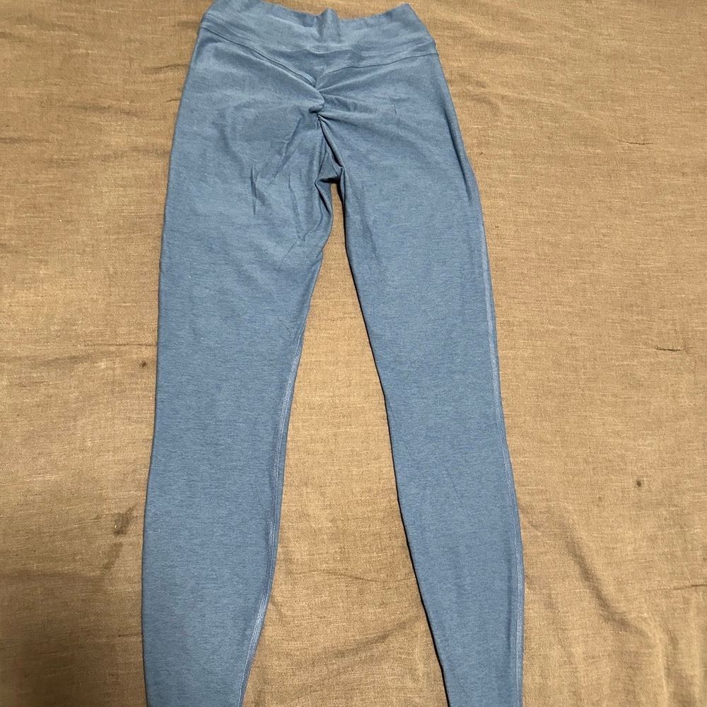 Bombshell Sportswear Blue Seamless V-Waist Leggings - Picture 5 of 5
